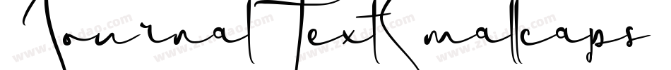 JournalTextSmallcaps Regular字体转换
